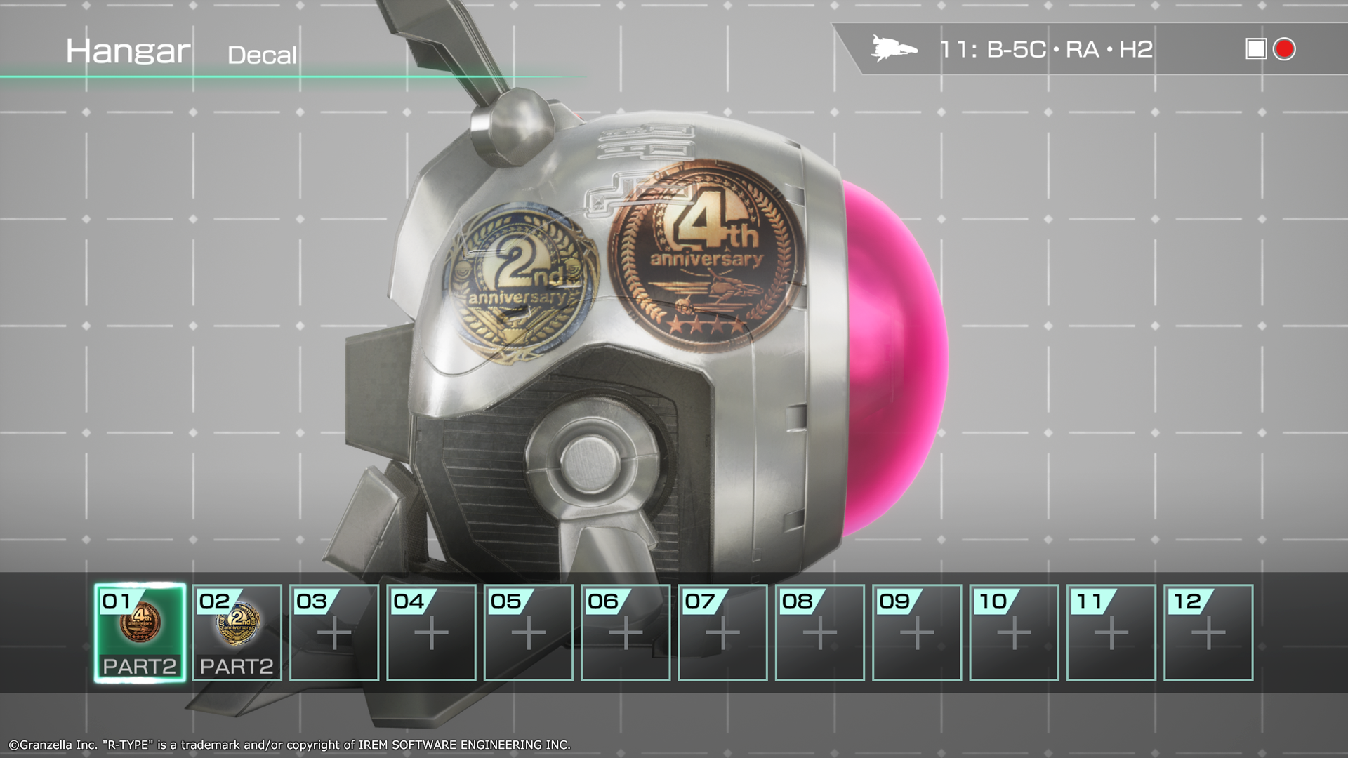 anniversary decal